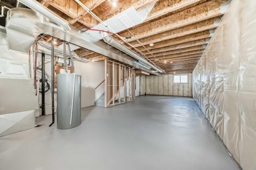 1078 Sawgrass Link Nw, Airdrie, AB - Indoor Photo Showing Basement