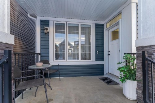 128 Seton Villas Se, Calgary, AB - Outdoor With Deck Patio Veranda