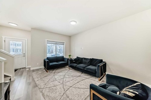 3654 Cornerstone Boulevard Ne, Calgary, AB - Indoor Photo Showing Living Room