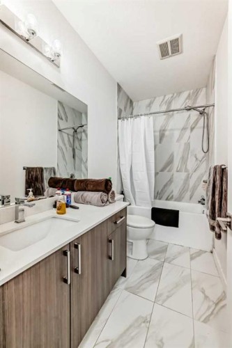 3654 Cornerstone Boulevard Ne, Calgary, AB - Indoor Photo Showing Bathroom