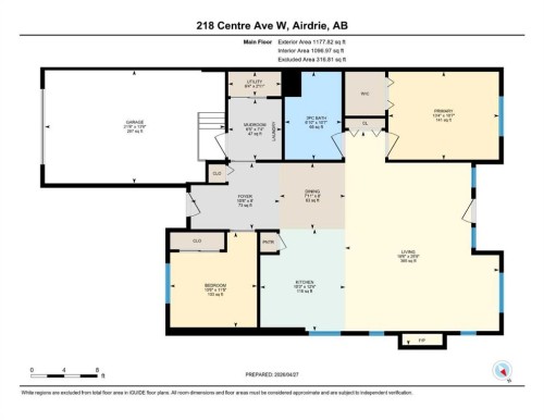 218 Centre Avenue West, Airdrie, AB - Indoor Photo Showing Garage