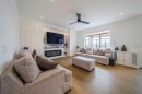 183 Saddlelake Terrace Ne, Calgary, AB  - Indoor Photo Showing Living Room With Fireplace 