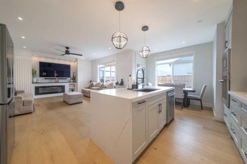 183 Saddlelake Terrace Ne, Calgary, AB - Indoor Photo Showing Kitchen With Upgraded Kitchen