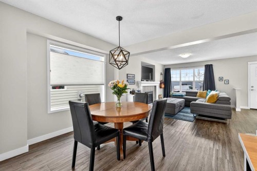586 Evermeadow Road Sw, Calgary, AB - Indoor Photo Showing Dining Room