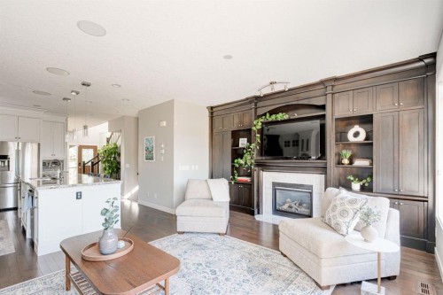 3529 3 Avenue Sw, Calgary, AB - Indoor Photo Showing Other Room With Fireplace