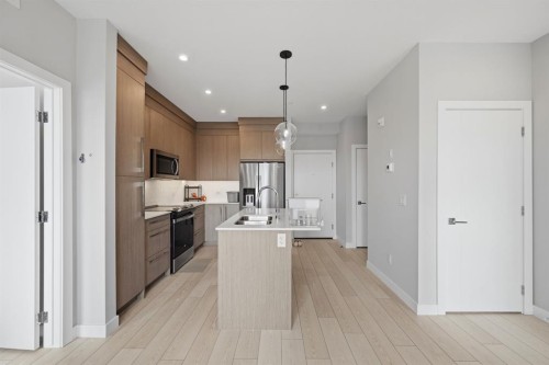 2304-44 Skyview Parkway, Calgary, AB - Indoor Photo Showing Kitchen With Double Sink With Upgraded Kitchen