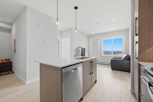 2304-44 Skyview Parkway, Calgary, AB - Indoor Photo Showing Kitchen With Upgraded Kitchen