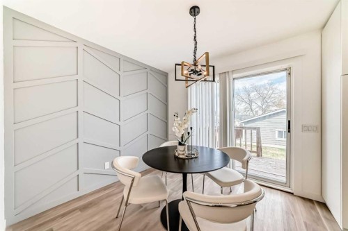 34 River Rock Way Se, Calgary, AB - Indoor Photo Showing Dining Room