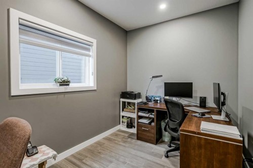 32 Legacy Cove Se, Calgary, AB - Indoor Photo Showing Office