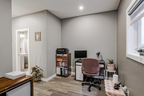 32 Legacy Cove Se, Calgary, AB - Indoor Photo Showing Office