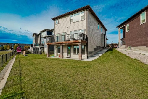 32 Legacy Cove Se, Calgary, AB - Outdoor With Deck Patio Veranda