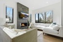 1502 37 Avenue Sw, Calgary, AB  - Indoor Photo Showing Living Room With Fireplace 
