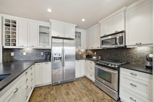 85 Mahogany Square Se, Calgary, AB - Indoor Photo Showing Kitchen With Stainless Steel Kitchen With Upgraded Kitchen