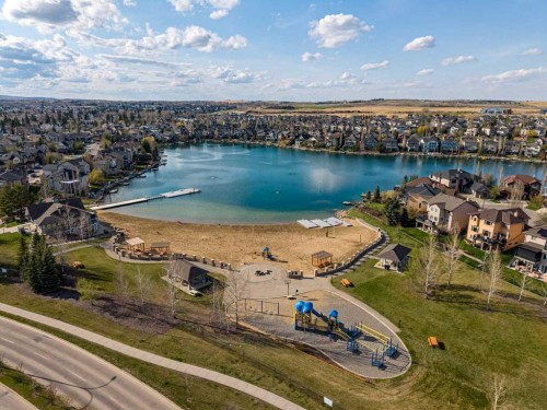 72 Crystalridge Crescent, Okotoks, AB - Outdoor With Body Of Water With View