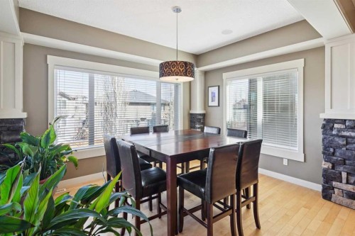 44 Aspen Summit Drive Sw, Calgary, AB - Indoor Photo Showing Dining Room