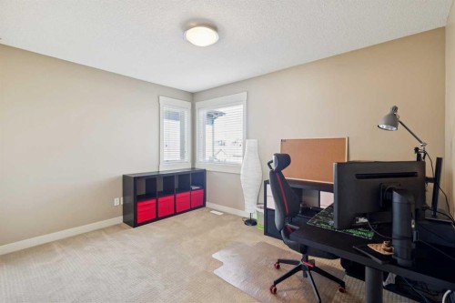 44 Aspen Summit Drive Sw, Calgary, AB - Indoor Photo Showing Office