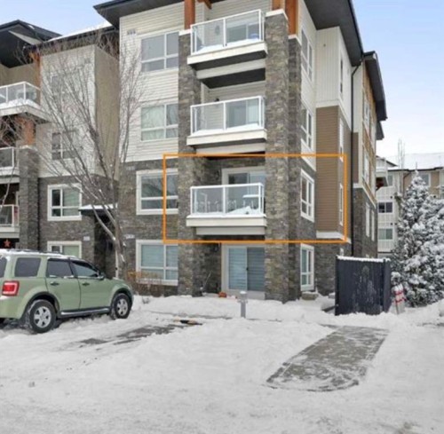 4214-240 Skyview Ranch Road Ne, Calgary, AB - Outdoor With Balcony With Facade