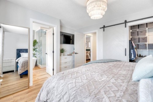 75 Copperfield Rise Se, Calgary, AB - Indoor Photo Showing Bedroom