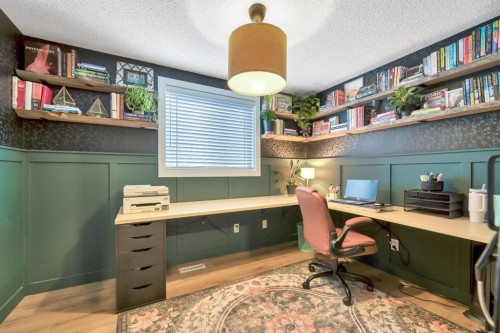 75 Copperfield Rise Se, Calgary, AB - Indoor Photo Showing Office