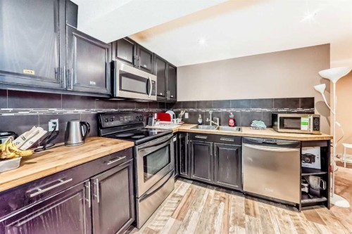 2508 Morley Trail Nw, Calgary, AB - Indoor Photo Showing Kitchen With Double Sink