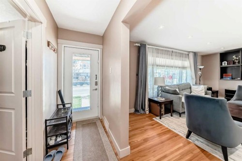 2508 Morley Trail Nw, Calgary, AB - Indoor With Fireplace