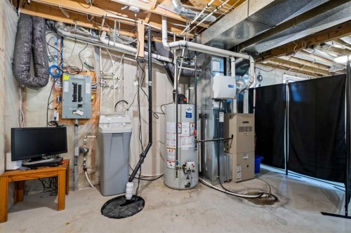 1441 Windstone Road Sw, Airdrie, AB - Indoor Photo Showing Basement