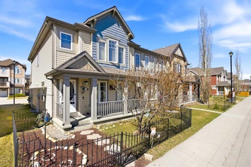 1441 Windstone Road Sw, Airdrie, AB - Outdoor With Deck Patio Veranda With Facade