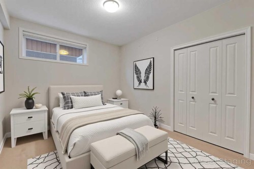 63 Panton View Nw, Calgary, AB - Indoor Photo Showing Bedroom