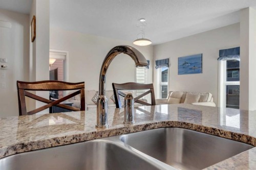 63 Panton View Nw, Calgary, AB - Indoor Photo Showing Kitchen With Double Sink