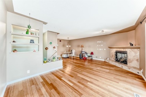 274 Templeview Way Ne, Calgary, AB - Indoor With Fireplace