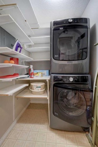 101-6800 Hunterview Drive Nw, Calgary, AB - Indoor Photo Showing Laundry Room