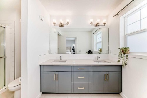 355 Masters Row Se, Calgary, AB - Indoor Photo Showing Bathroom