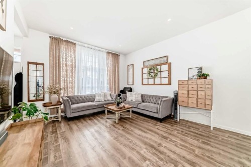 355 Masters Row Se, Calgary, AB - Indoor Photo Showing Living Room