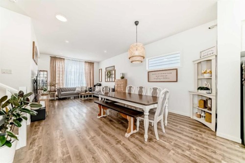 355 Masters Row Se, Calgary, AB - Indoor Photo Showing Dining Room
