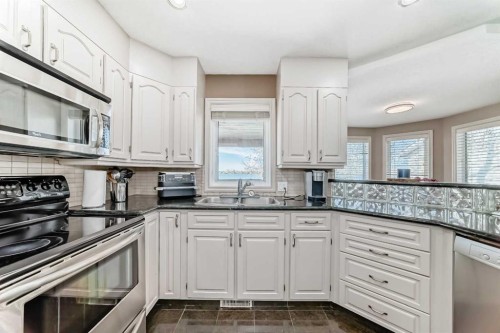 291 East Chestermere Drive, Chestermere, AB - Indoor Photo Showing Kitchen With Double Sink