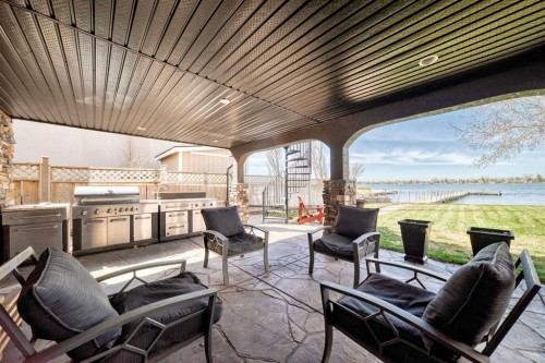 291 East Chestermere Drive, Chestermere, AB - Outdoor With Deck Patio Veranda With Exterior