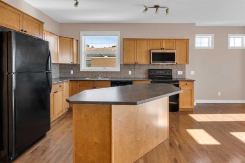 106-1000 Glenhaven Way, Cochrane, AB - Indoor Photo Showing Kitchen