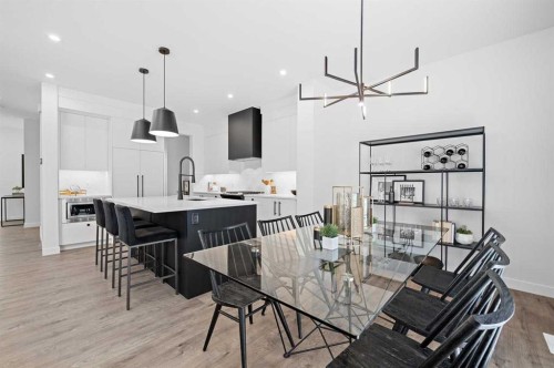 447 Dawson Terrace, Chestermere, AB - Indoor Photo Showing Dining Room