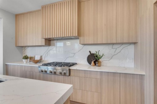 28 Spring Creek Point Sw, Calgary, AB - Indoor Photo Showing Kitchen