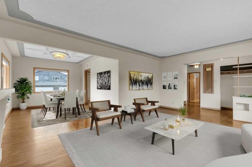 403 30 Avenue Nw, Calgary, AB - Indoor Photo Showing Living Room