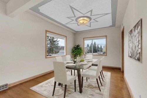 403 30 Avenue Nw, Calgary, AB - Indoor Photo Showing Dining Room