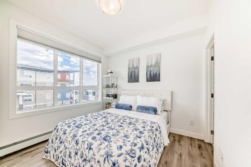 311-40 Walgrove Walk Se, Calgary, AB - Indoor Photo Showing Bedroom