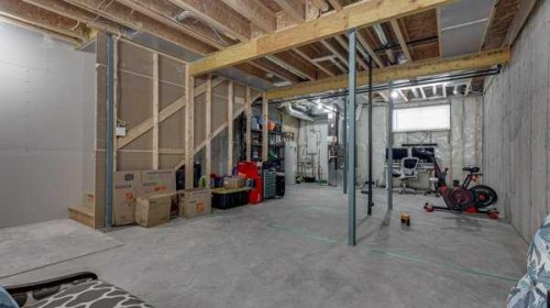 B-10 Evergreen Way, Red Deer, AB - Indoor Photo Showing Basement
