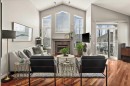 93 Cranwell Place Se, Calgary, AB  - Indoor Photo Showing Living Room With Fireplace 