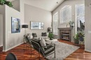 93 Cranwell Place Se, Calgary, AB  - Indoor Photo Showing Living Room With Fireplace 