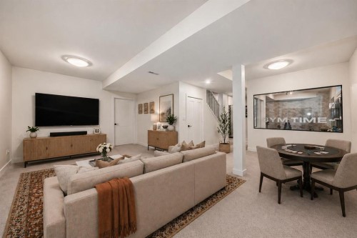 47 Canterbury Court Sw, Calgary, AB - Indoor Photo Showing Living Room