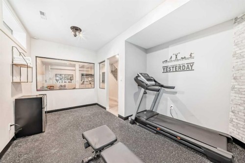 47 Canterbury Court Sw, Calgary, AB - Indoor Photo Showing Gym Room