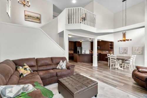 176 Douglas Ridge Green Se, Calgary, AB - Indoor Photo Showing Living Room