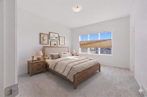 231 Sundown Road, Cochrane, AB - Indoor Photo Showing Bedroom