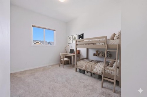 231 Sundown Road, Cochrane, AB - Indoor Photo Showing Bedroom